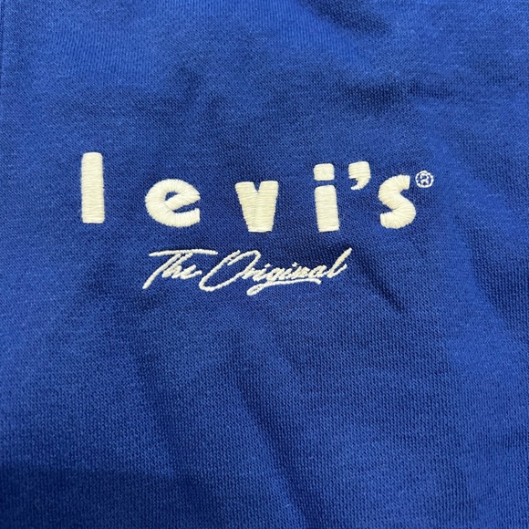 Levi's Men's Relaxed Graphic 1/4 Zip Pocket Hoodie size M - Picture 4 of 8